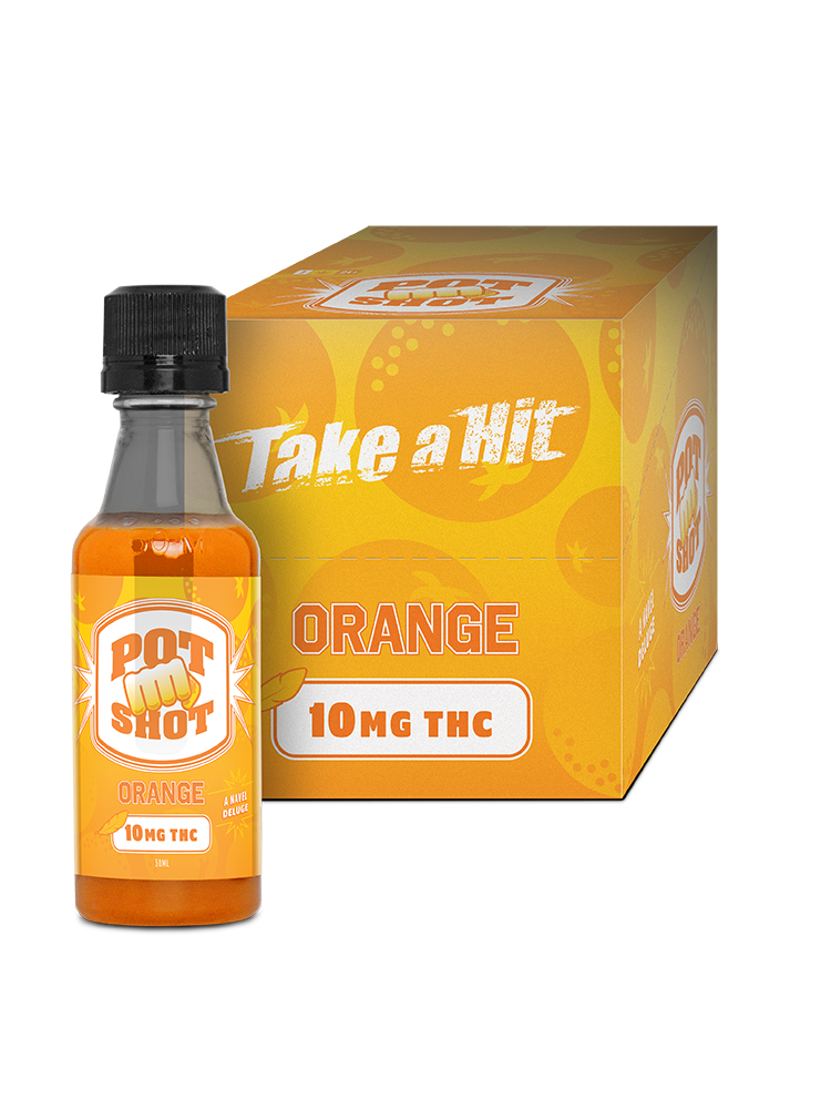 Pot Shot Orange - 10mg